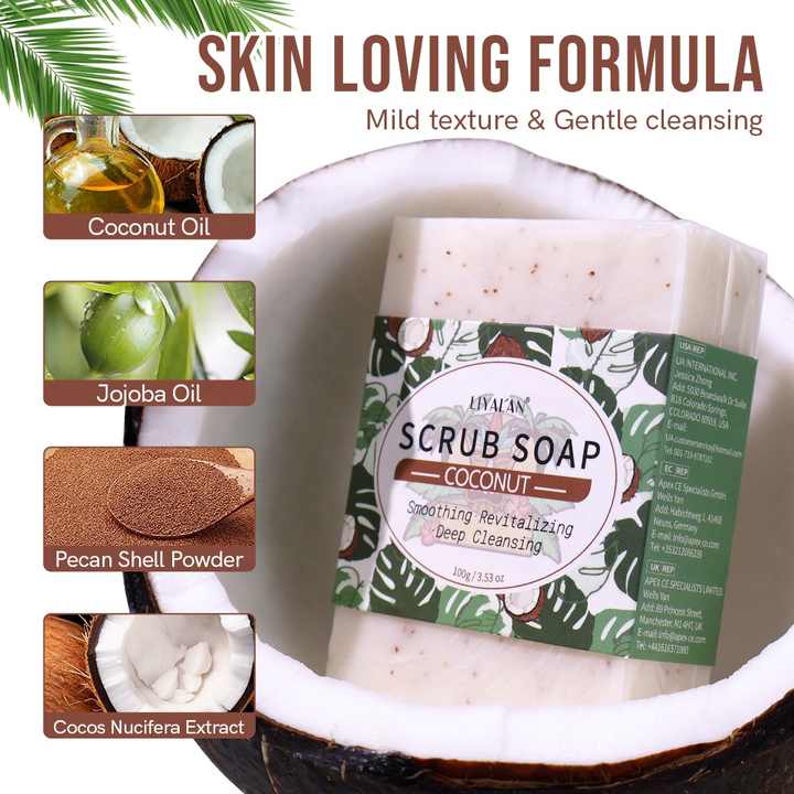 Coconut Exfoliating Soap Bar